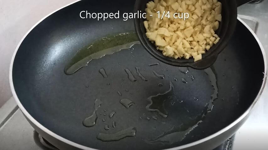how to make chilli garlic rice