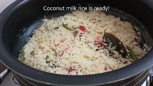 how to make coconut milk rice